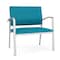 Lesro Newport Bariatric Chair Metal Frame, Silver, OH Waterfall Upholstery NP1401 - alternate 1
